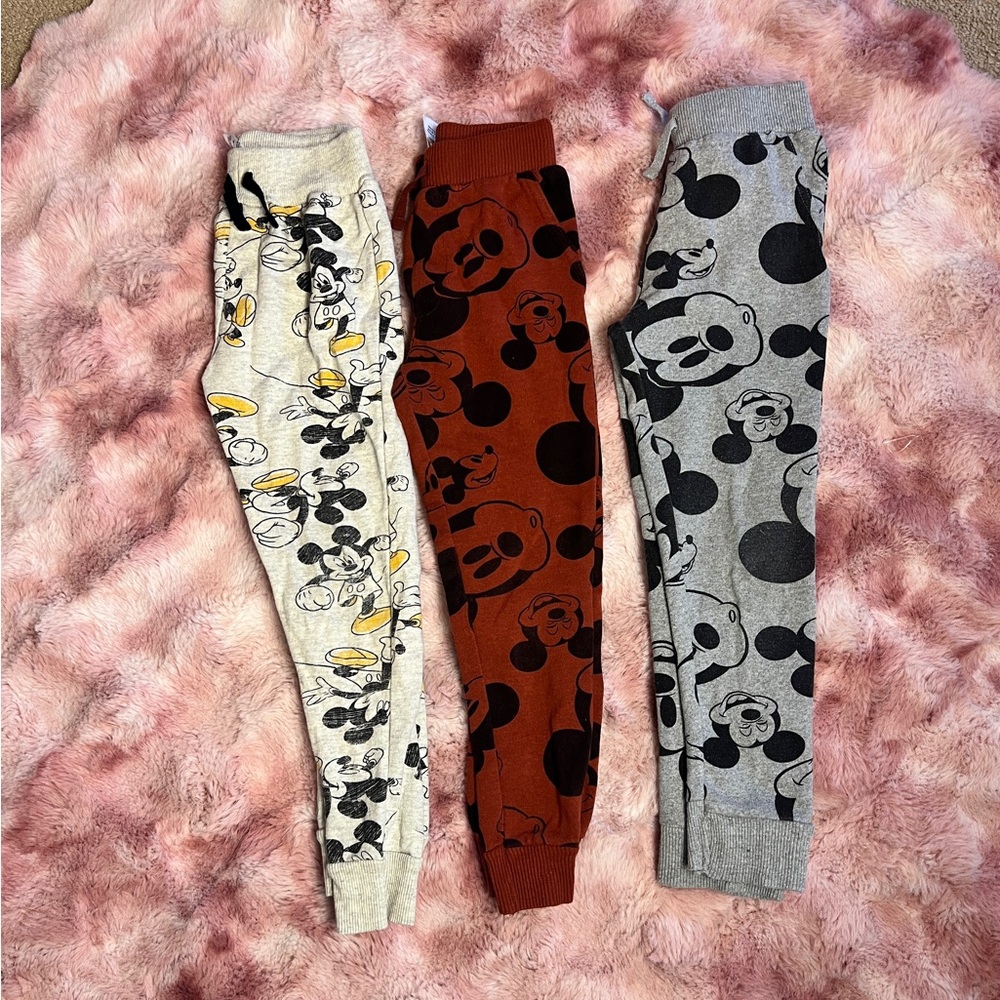 Mickey Mouse Themed Jogger Pants Set